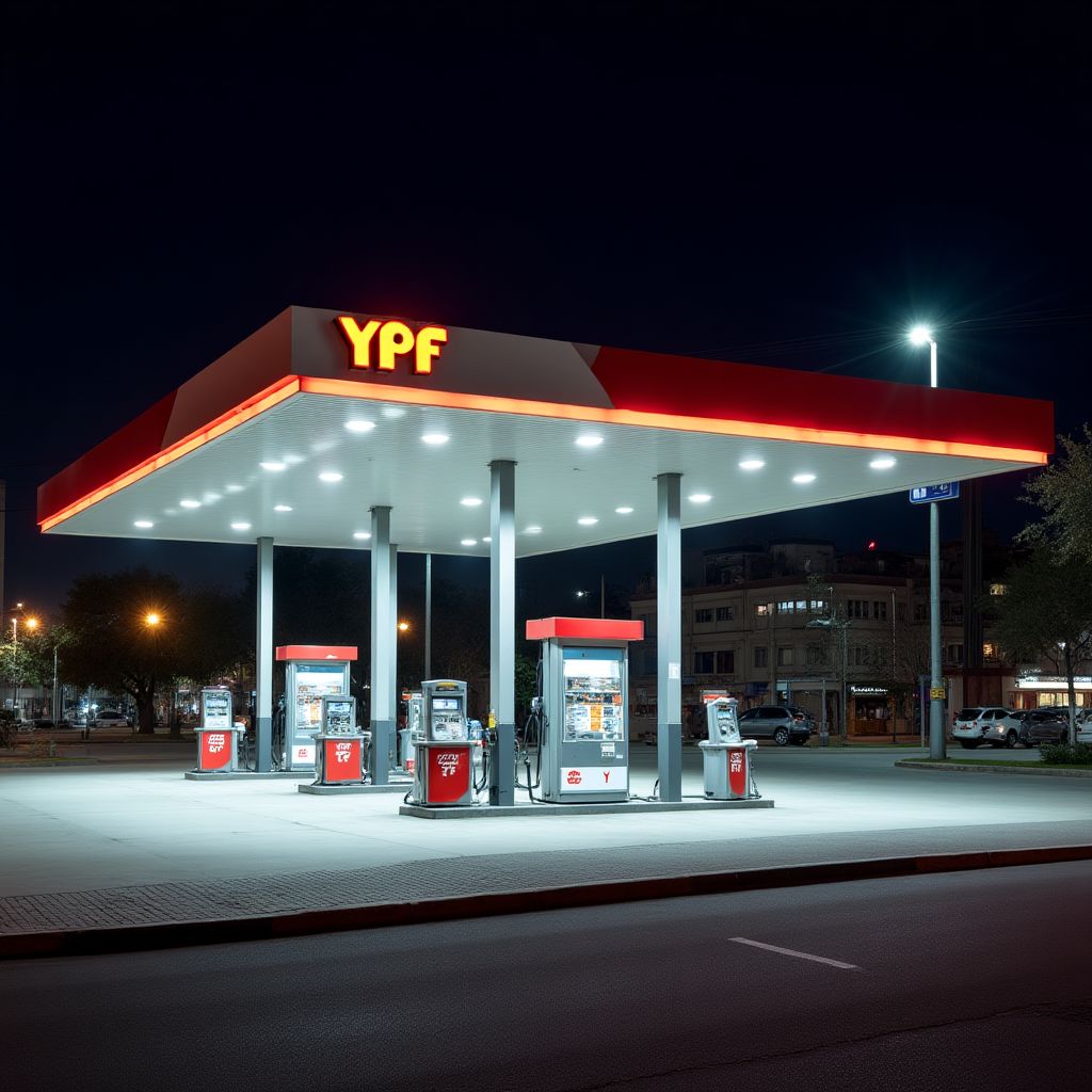 Estación YPF urbana